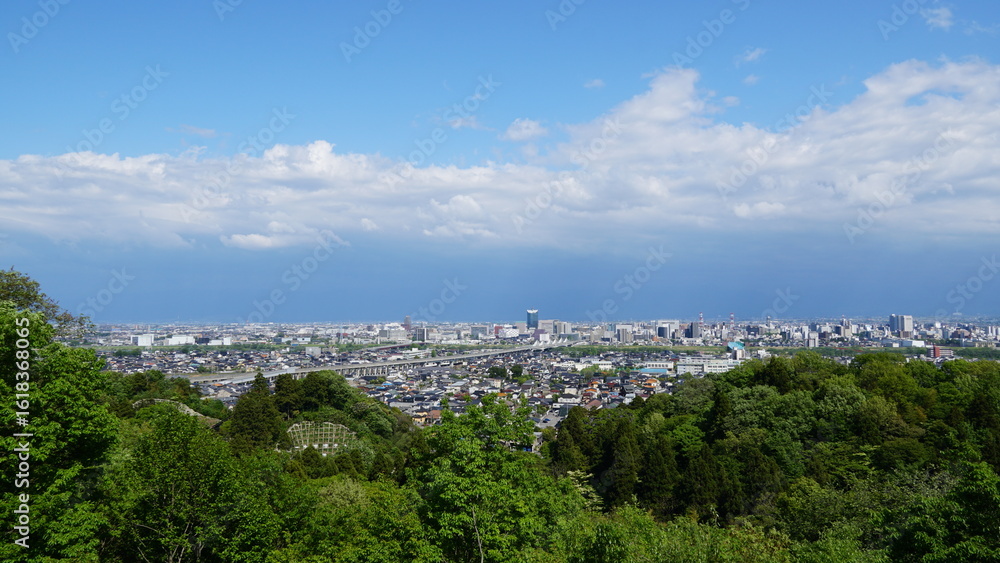Toyama Port under Blue Skies: Bridges and Sails over the Japan Sea Toyama Port under Blue Skies: Bridges and Sails over the Japan Sea