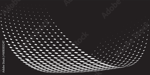 grunge Halftone white and black dots pattern and black gradient grunge texture background. Dotted line comic sport style vector illustration