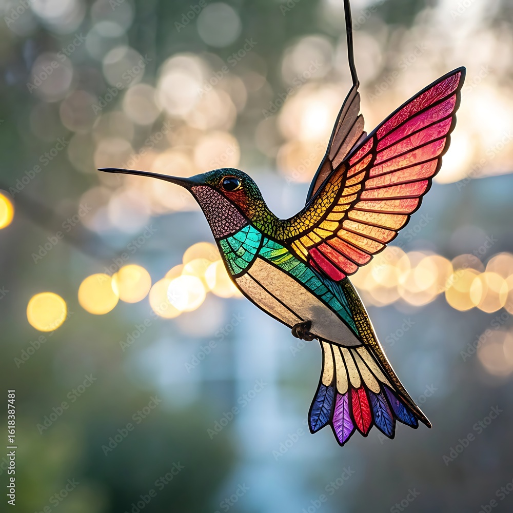 Obraz premium hummingbird on a branch