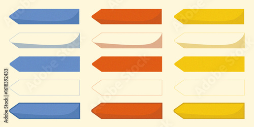  colorful sticky notes in various colors, useful office item