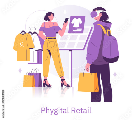 Phygital Retail Shopping Experience with Virtual Reality