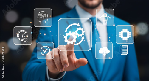 Streamline business automation processes with integrated technology solutions for maximum efficiency and growth