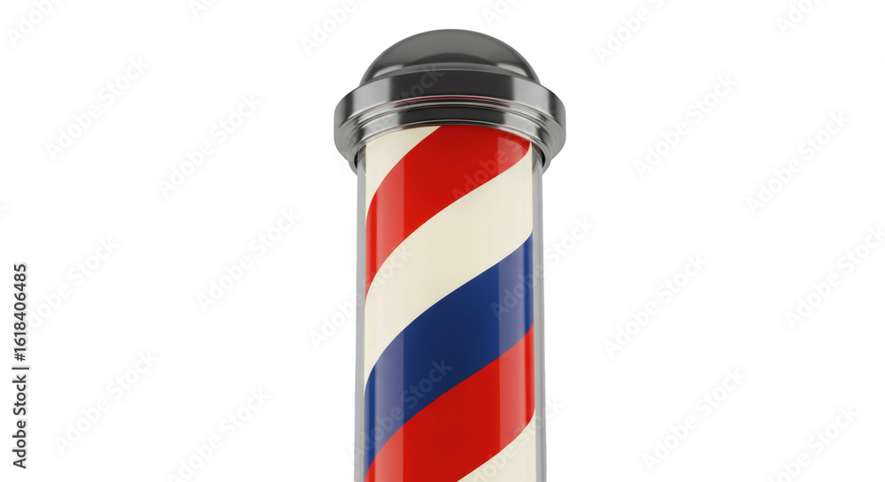 Detailed image of a barber pole. Detailed image of a barber pole.