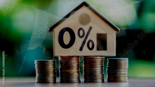 Zero Percent Mortgage Investment Concept