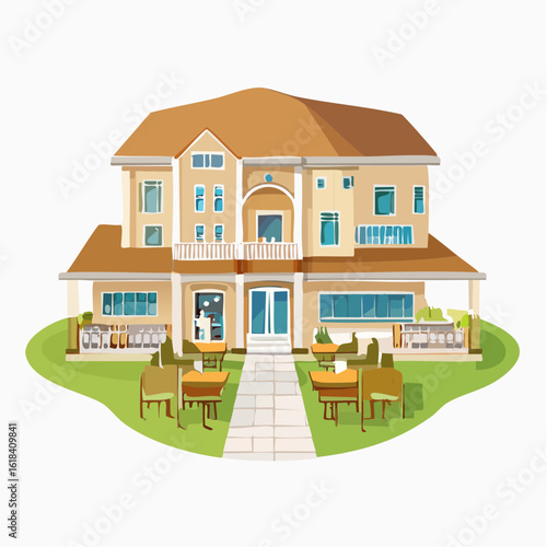 vector illustration of a house