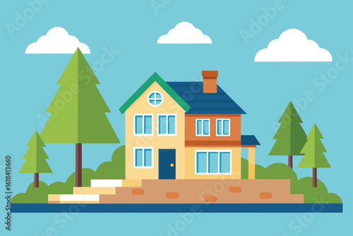 vector illustration of a house