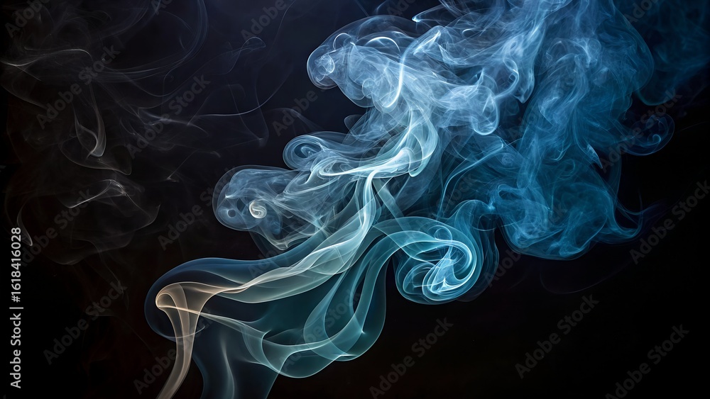 Fototapeta premium Abstract smoke on a background 