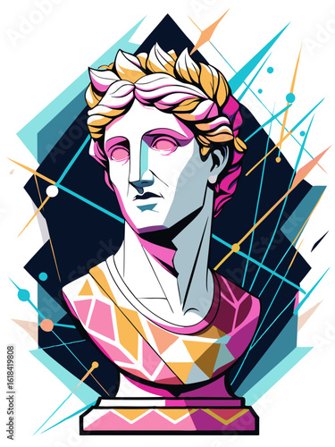 ancient roman statue bust