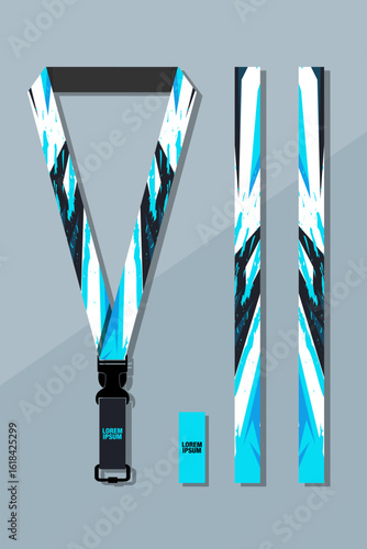 Lanyard design modern style for company in navy Color Combinations