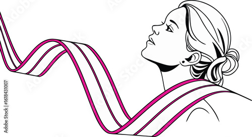 abstract gradient design color lines vector for different use as for screen print, wallpaper, mobile screen etc.