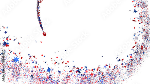confetti - USA banner mocku...