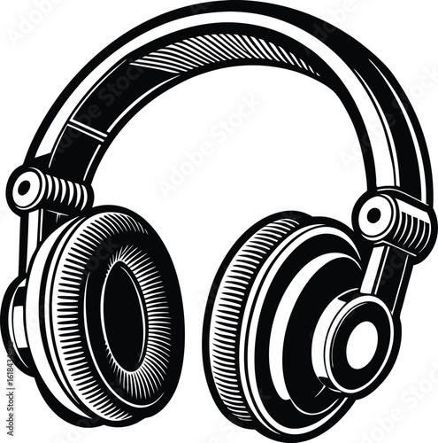 vector headphones icon