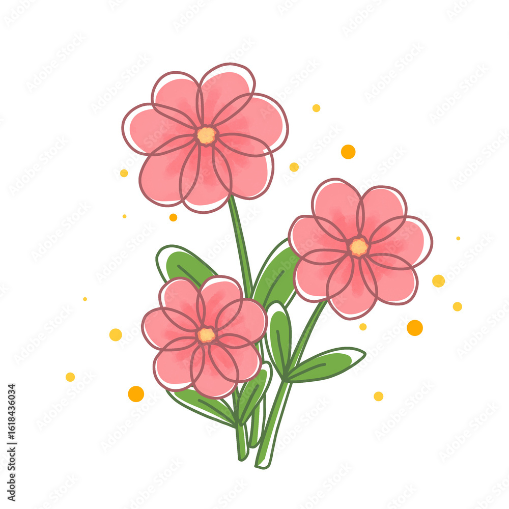 Fototapeta premium pink flower