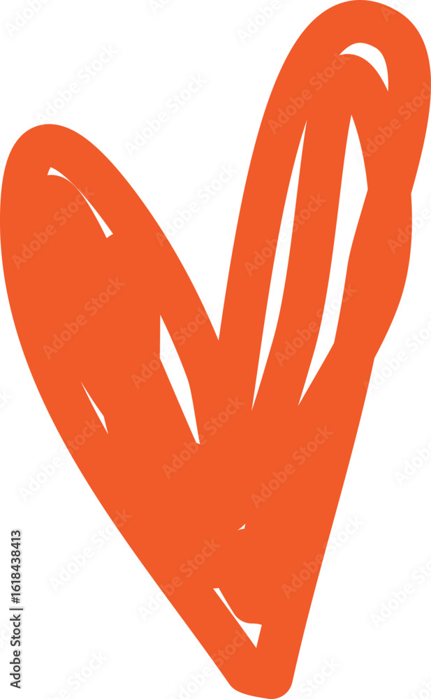 Obraz premium 하트 모양 일러스트 Heart-shaped illustration