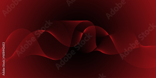 Abstract wavy lines Digital frequency track equalizer background. colorful web line and valleys is featured in an abstract background illustration. Energy technology concept modern backdrop. vector.	
