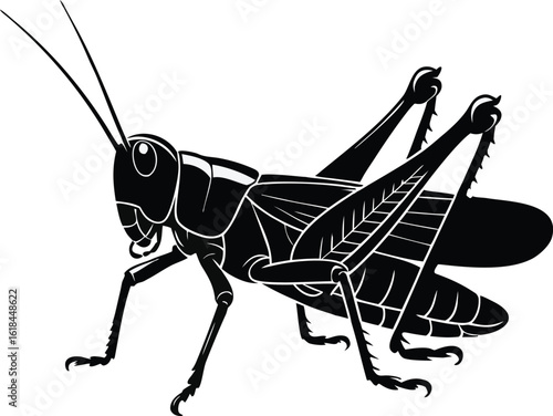grasshopper clipart silhouette 