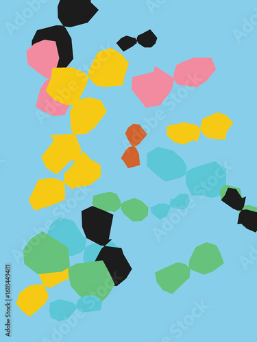 Trendy Abstract Liquid Background