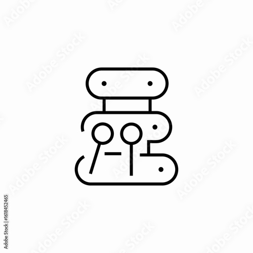sound mixer board icon sign vector