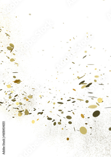silver confetti explosion f...
