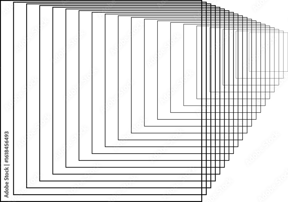 Fototapeta premium Square blending line halftone. Technology design elements