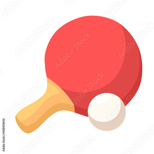 Obraz na płótnie ping pong racket