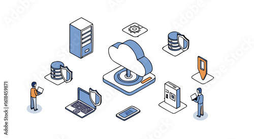 Secure Cloud Computing Architecture for Business Operations and Data Management