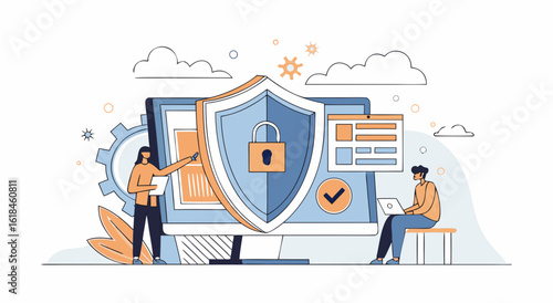 Digital security protection for modern business operations and data privacy assurance