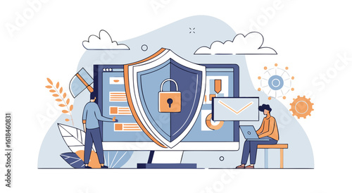 Digital security protection for modern business operations and data privacy assurance