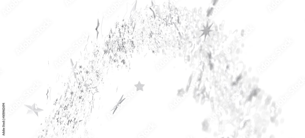 Obraz premium Sparkling silver stars burst background. Perfect for celebration, holiday, or magic themed designs.