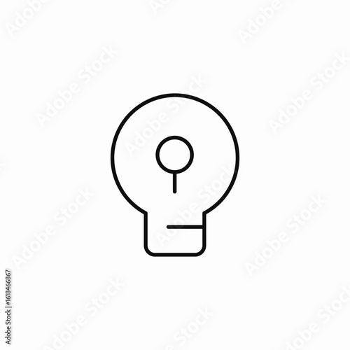 idea light bulb icon sign vector