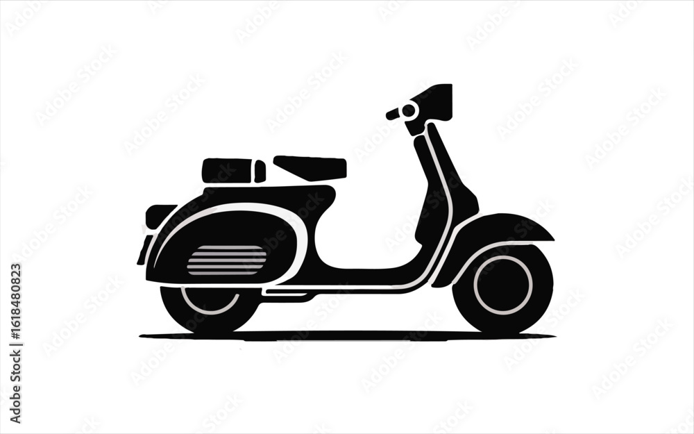 Fototapeta premium motorcycle isolated on a white background