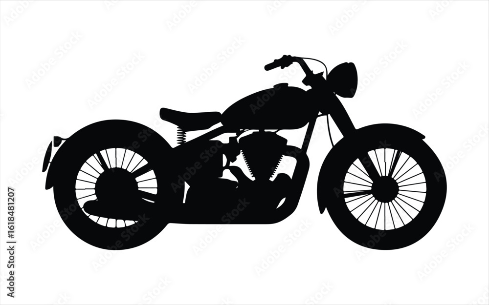Obraz premium motorcycle isolated on a white background