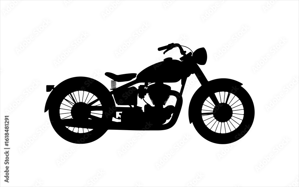 Obraz premium motorcycle isolated on a white background