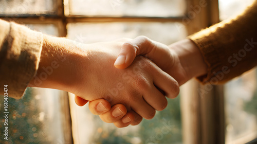 handshake between two businessmen