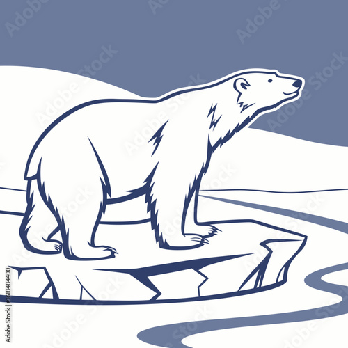 polar bear vector