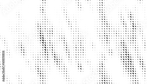 Black and white smooth transition of halftone pattern with triangles shape for sporty background. Easily resized and recoloured at your discretion. Vector Format Illustration 