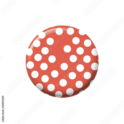 red golf ball