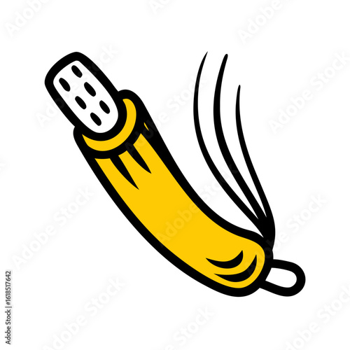 Optical Fiber – Hand Drawing Icon for Web and Graphic Design