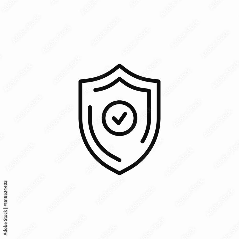 shield security protection icon sign vector shield security protection icon sign vector