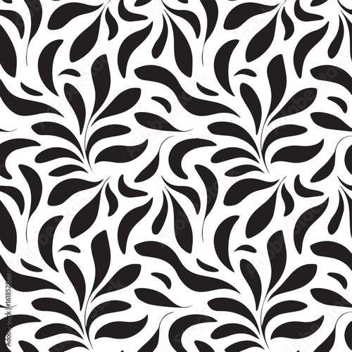 seamless pattern with leaves