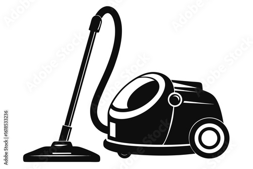  domestic vacuum cleaner, an electrical cleaning appliance isolated on white