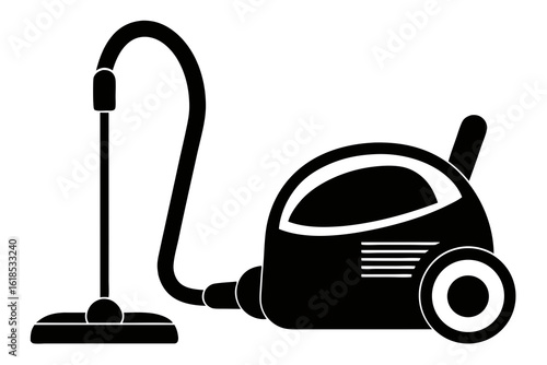 domestic vacuum cleaner, an electrical cleaning appliance isolated on white