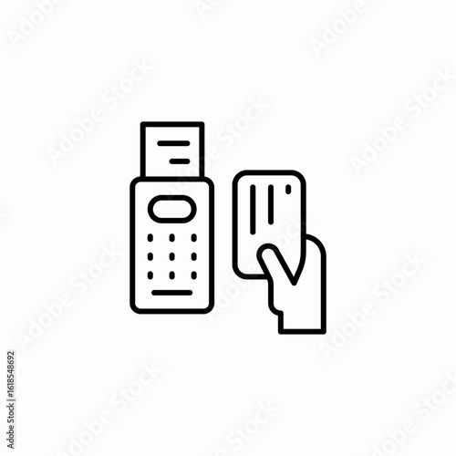card reader payment icon sign vector