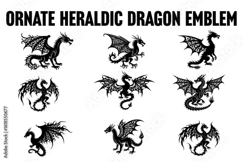 Fierce Black Dragon Emblem Bundle