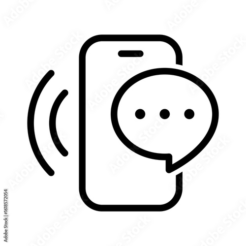 Smartphone with bubble chat icon collections. Contact us symbol. Call, talk, phone, chat bubble, communication, mobile phone, telephone, ringing sign vector illustration 