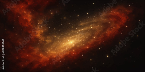 Space galaxy background with stars and nebula in night sky cosmic universe wallpaper