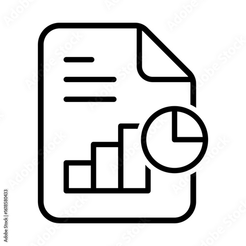 Analytics data icons collection. Audit document symbol. research, statistics, chart, results, report, review, profit, analysis, overview, evaluate, pictogram signs vector illustration