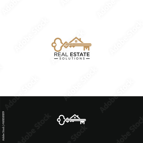 Real estate logo design template