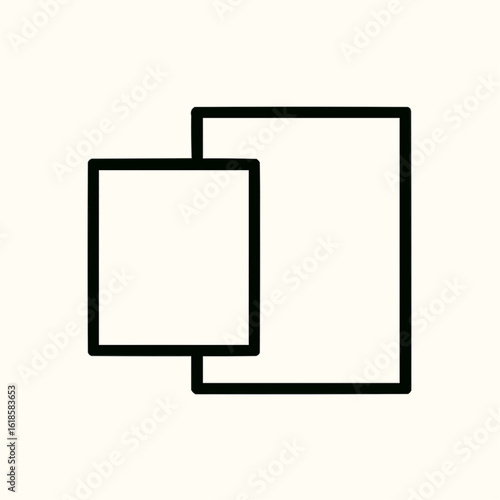 Artboard Tool. Two canvas frames with different sizes. Multi-artboard setup