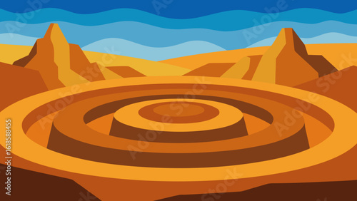 Witness the quiet stillness of a deep unexplored canyon revealing a mysterious natural wonder